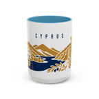 Cyprus Coffee Mug | Travel Souvenir Accent Mug | Country Gift Ceramic Cup 11oz 15oz
