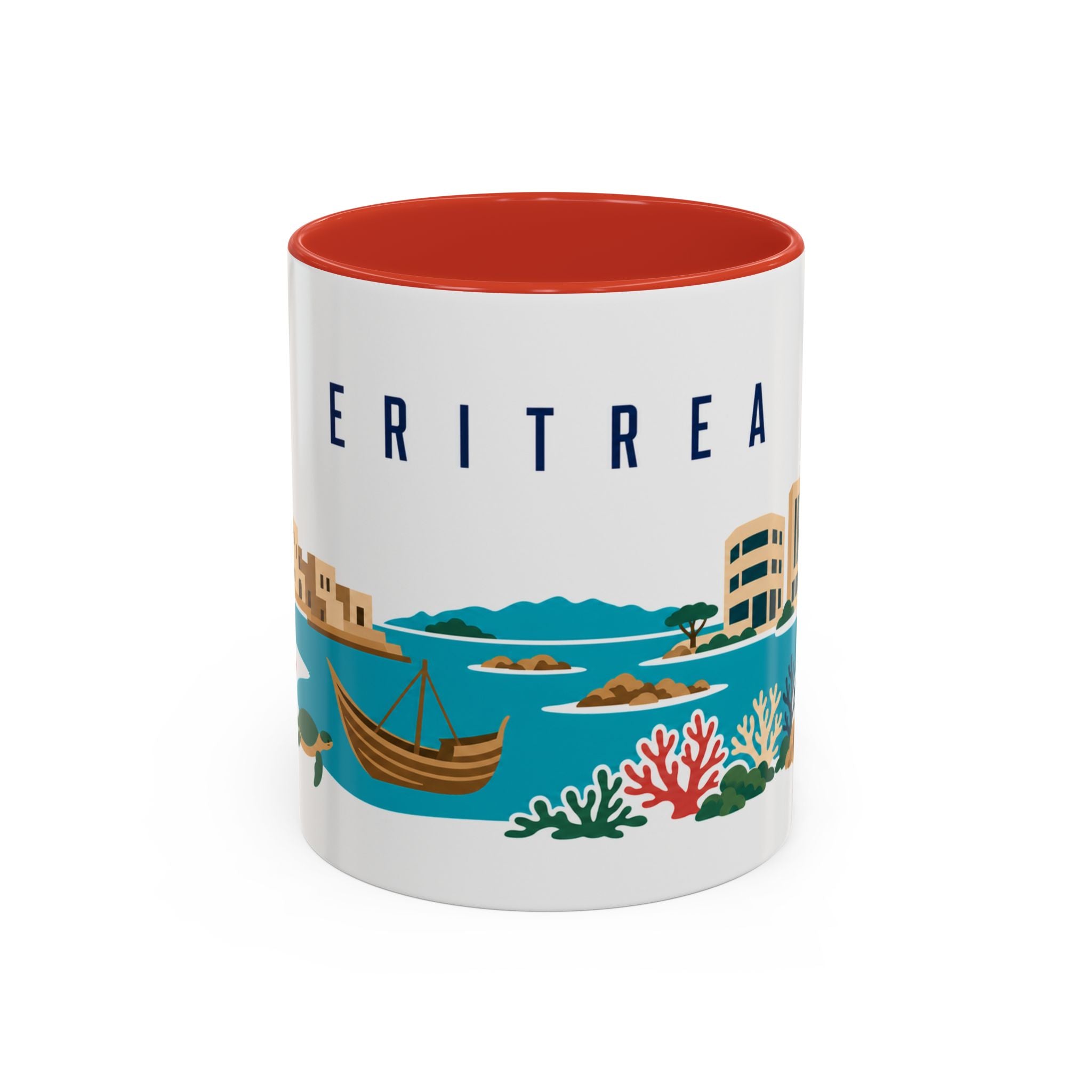 Eritrea Coffee Mug | Travel Souvenir Accent Mug | Country Gift Ceramic Cup 11oz 15oz