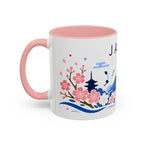Japan Coffee Mug | Travel Souvenir Accent Mug | Country Gift Ceramic Cup 11oz 15oz