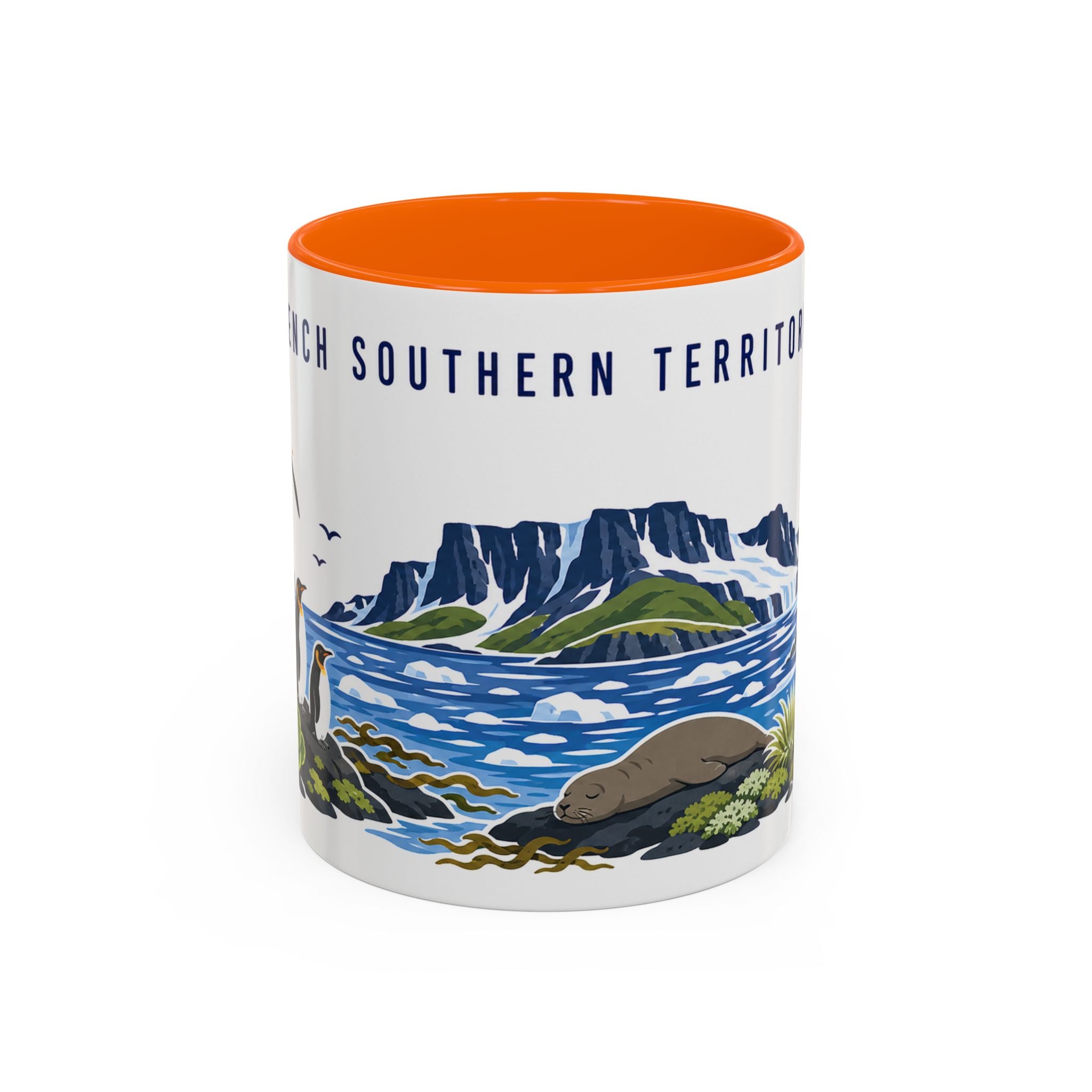 French Southern Territories Coffee Mug | Travel Souvenir Accent Mug | Country Gift Ceramic Cup 11oz 15oz