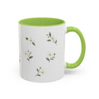 Idaho Syringa Mug, State Flower Floral Coffee Cup, 11oz Botanical Gift