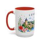 Luxembourg Coffee Mug | Travel Souvenir Accent Mug | Place Gift Ceramic Cup 11oz 15oz