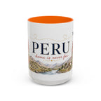 Peru Home Country Mug | Moving Away Gift | Long Distance Friendship | 11 oz 15 oz Accent Mug