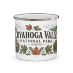 Cuyahoga Valley National Park Vintage Enamel Camping Mug | 12oz National Park Hiking Gift