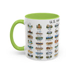 63 National Parks Mug | U.S. Parks Coffee Cup | Park Bucket List Gift | Road Trip Hiking Camping Souvenir