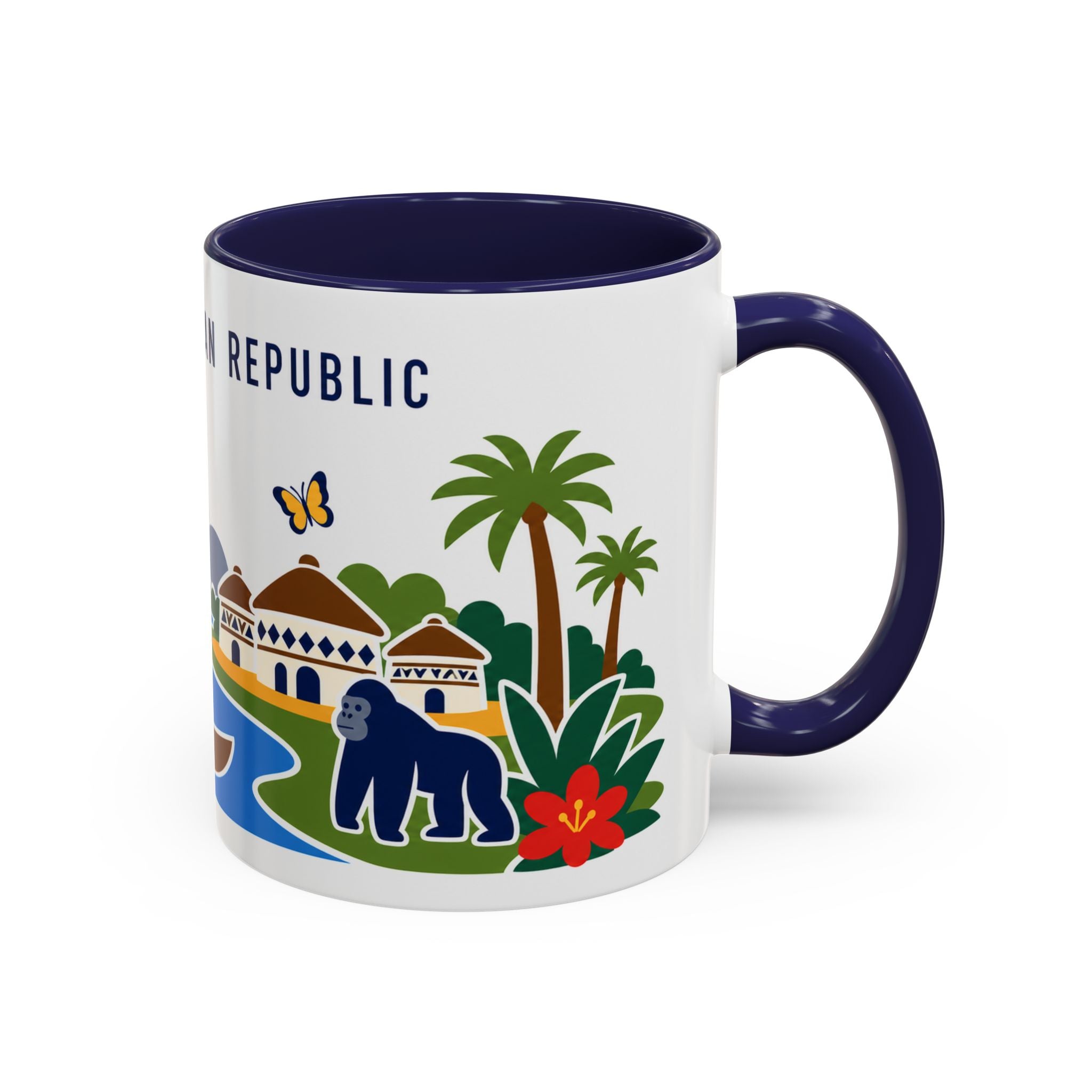 Central African Republic Coffee Mug | Travel Souvenir Accent Mug | Country Gift Ceramic Cup 11oz 15oz