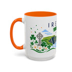 Ireland Coffee Mug | Travel Souvenir Accent Mug | Country Gift Ceramic Cup 11oz 15oz