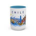 Chile Coffee Mug | Travel Souvenir Accent Mug | Place Gift Ceramic Cup 11oz 15oz