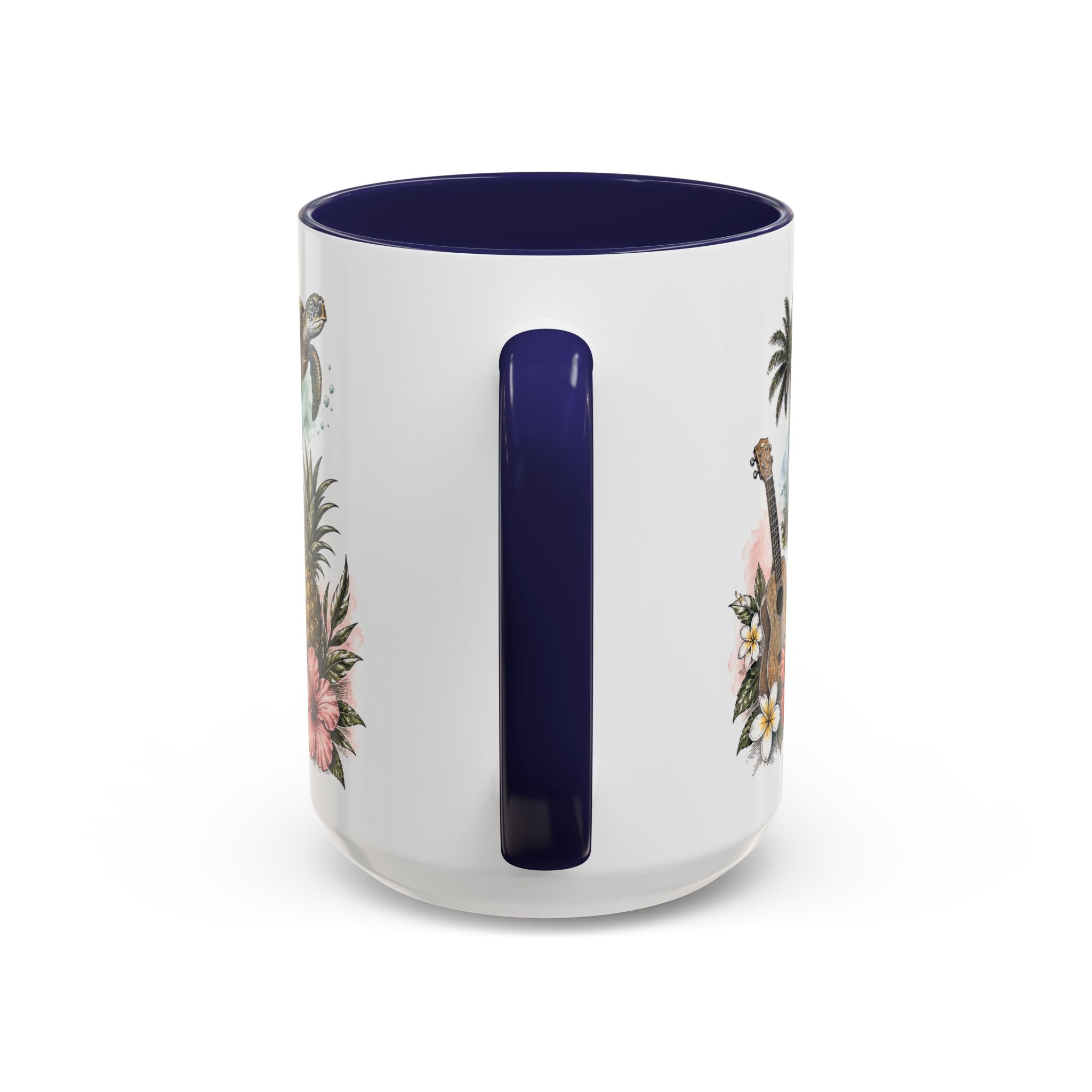 Honolulu Coffee Mug | United States Travel Souvenir | Vintage Illustrated City Gift | 11 oz 15 oz Accent Mug