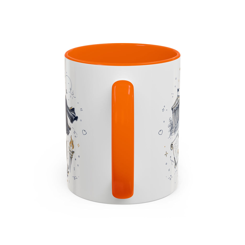 Congrats Graduate Coffee Mug | Class of 2026 Graduation Gift | Accent Color Ceramic 11oz 15oz