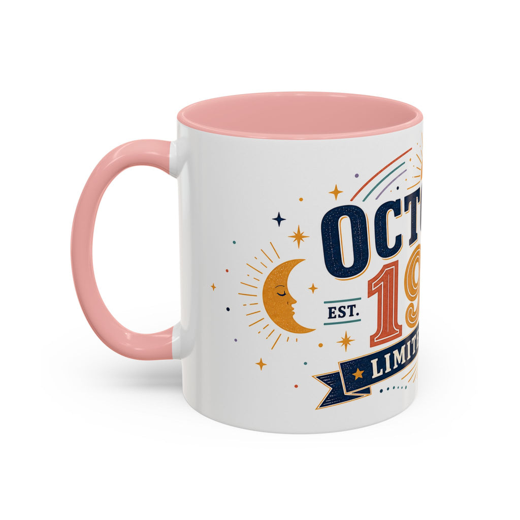 Custom Birthday Mug | Celestial Retro Design, Limited Edition (11oz or 15oz)