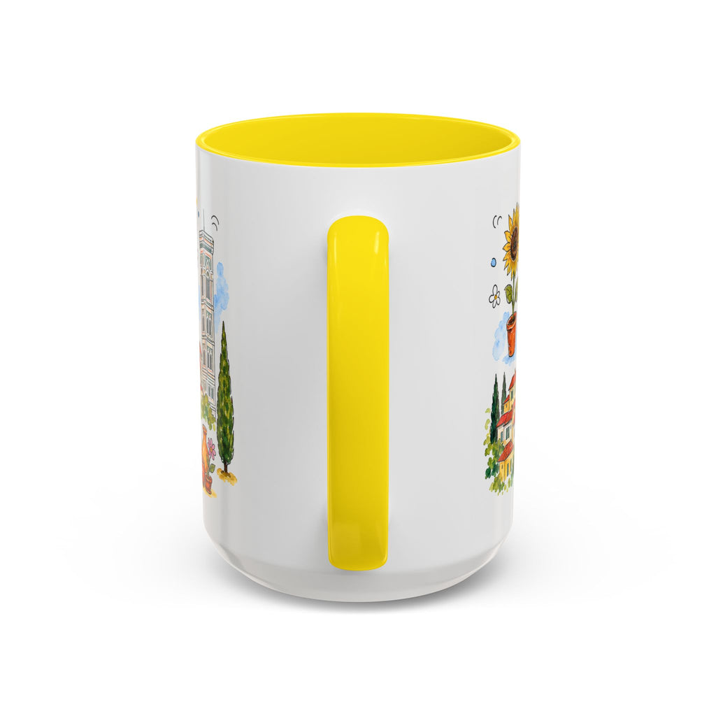 Florence Travel Mug | European City Souvenir Accent Coffee Mug | 11oz 15oz Ceramic Cup