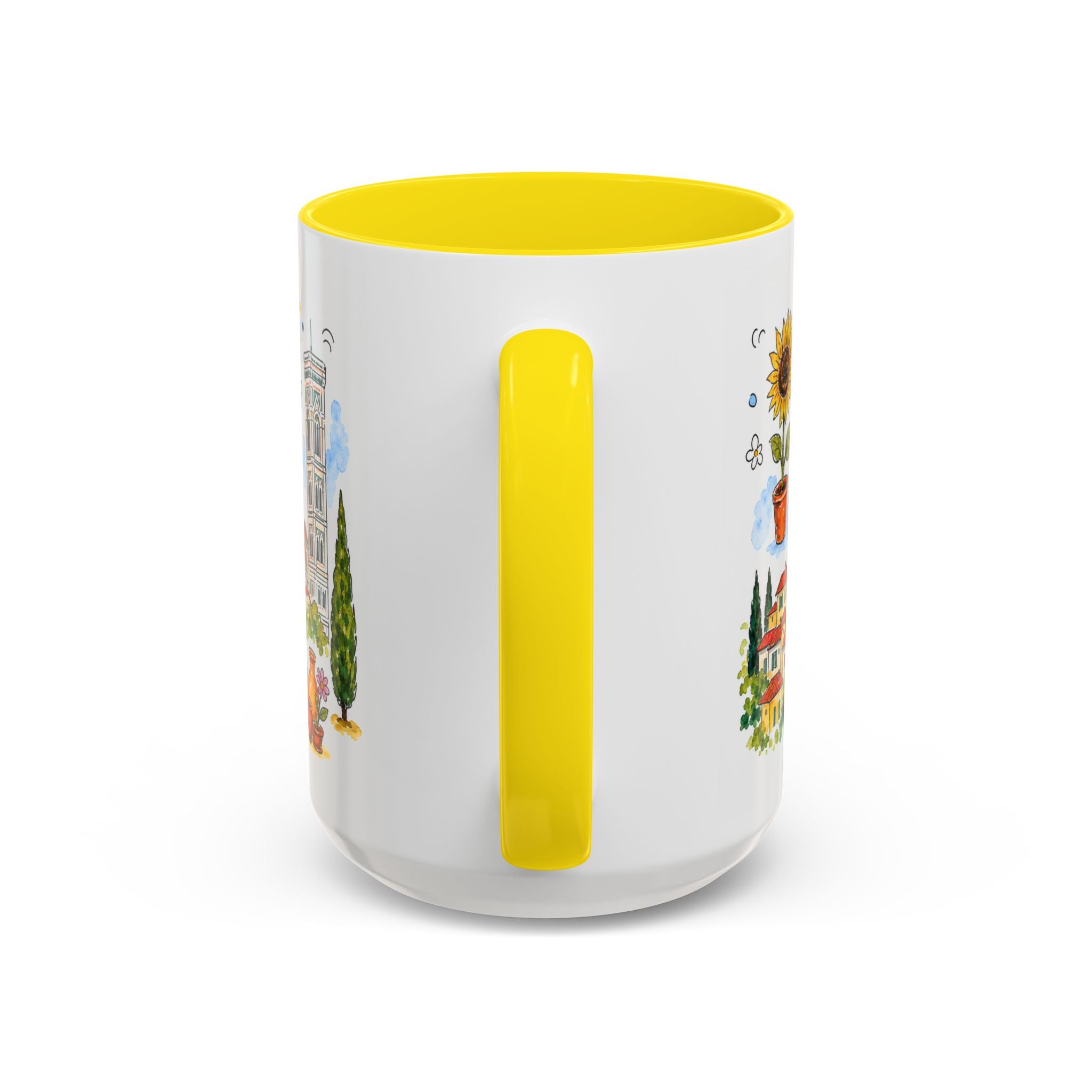 Florence Travel Mug | European City Souvenir Accent Coffee Mug | 11oz 15oz Ceramic Cup