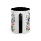 Rhode Island State Map Mug | Botanical Seaside Accent Cup (11oz or 15oz)