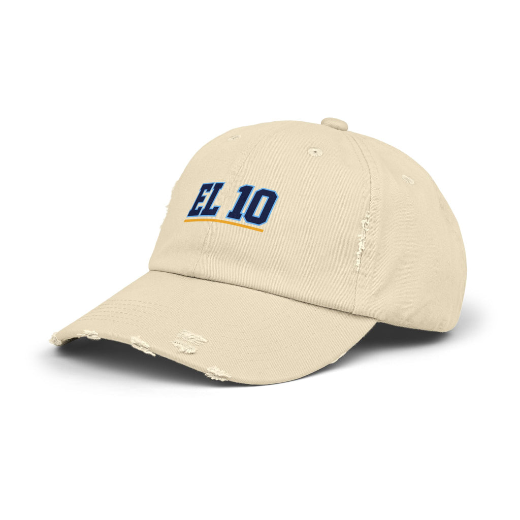 Minimal El 10 Soccer Hat | Argentina Fan Cap | El 10 Soccer Supporter Cap