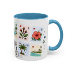 Zanzibar City Coffee Mug | Postage Stamp Collage Mug | Travel Souvenir Accent Cup 11oz 15oz