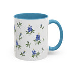 Texas Bluebonnet Mug, State Flower Floral Coffee Cup, 11oz Botanical Gift