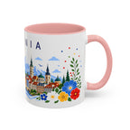 Romania Coffee Mug | Travel Souvenir Accent Mug | Place Gift Ceramic Cup 11oz 15oz