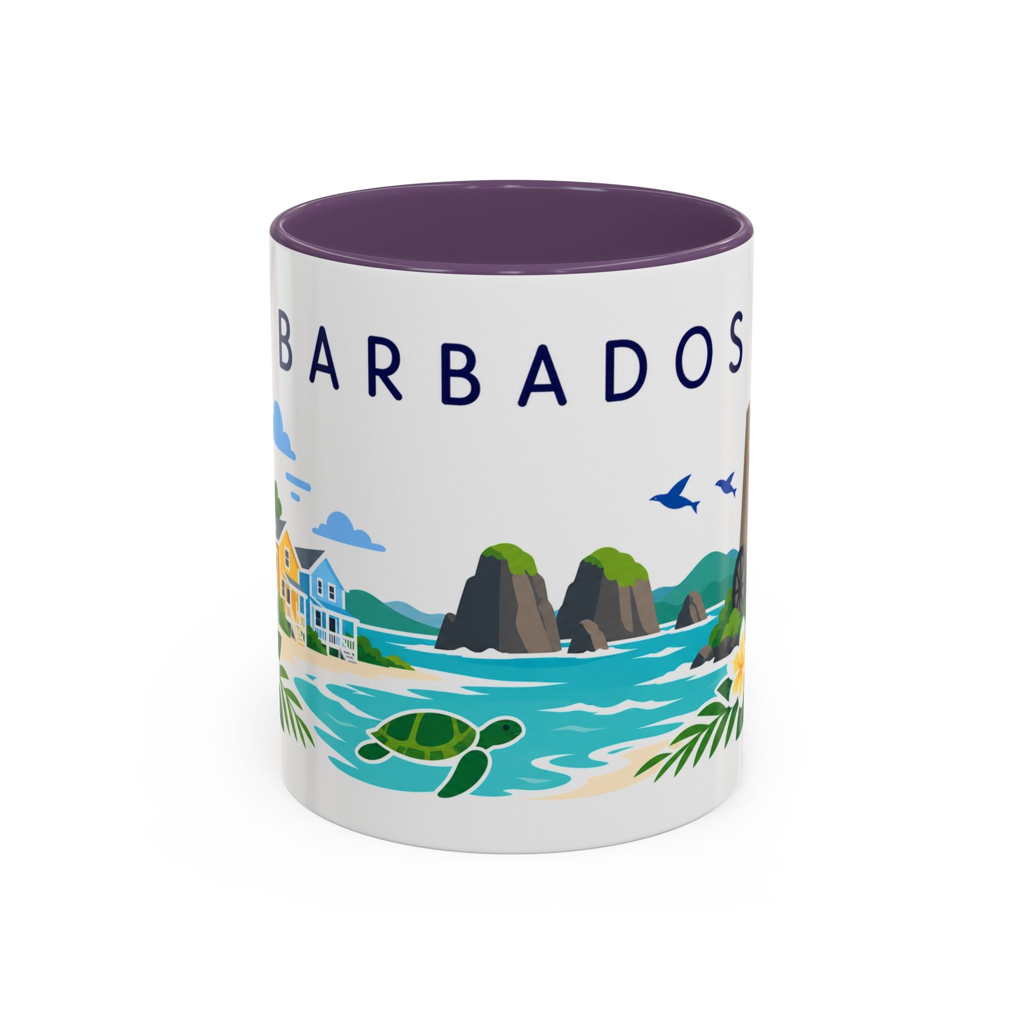 Barbados Coffee Mug | Travel Souvenir Accent Mug | Country Gift Ceramic Cup 11oz 15oz