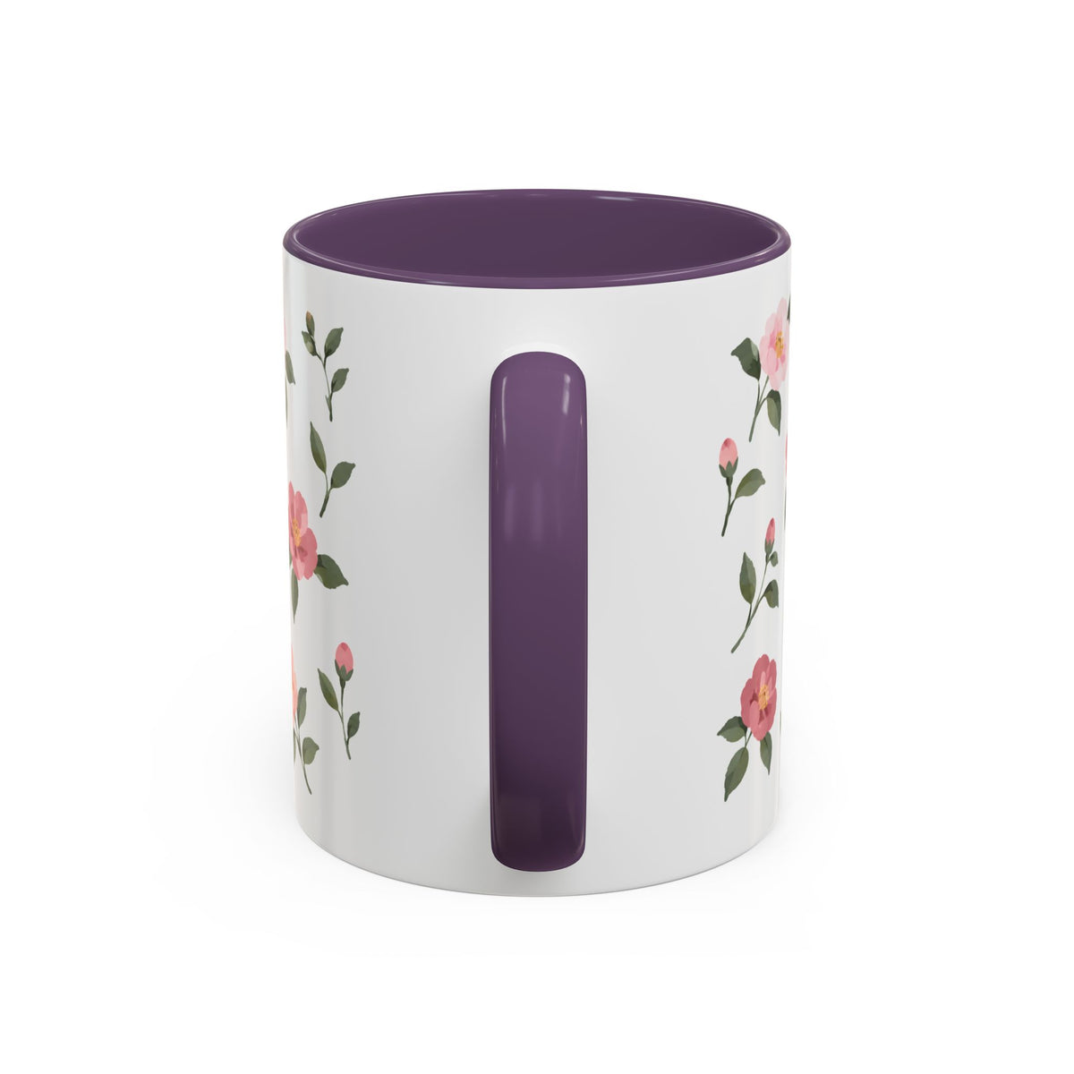 Alabama Camellia Mug, State Flower Floral Coffee Cup, 11oz Botanical Gift