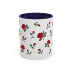 Oklahoma Oklahoma Rose Mug, State Flower Floral Coffee Cup, 11oz Botanical Gift
