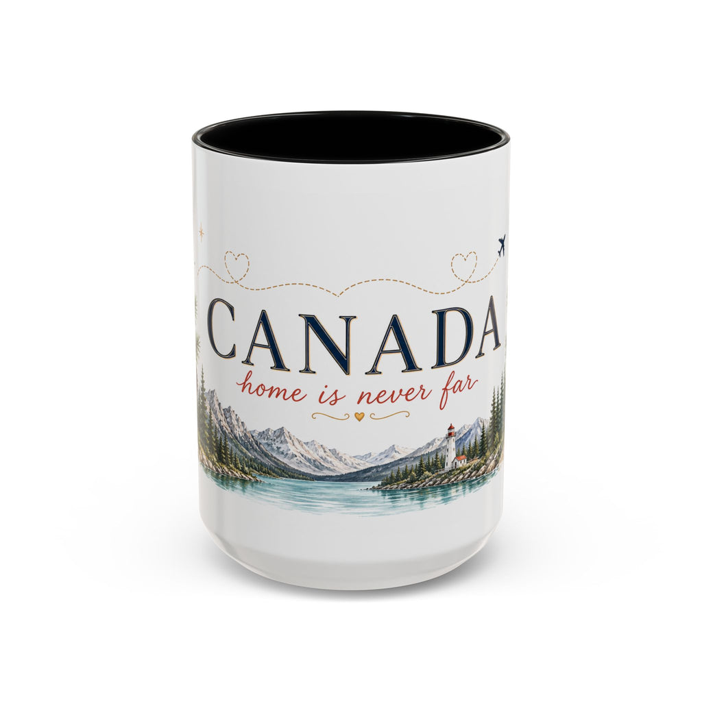 Canada Home Country Mug | Moving Away Gift | Long Distance Friendship | 11 oz 15 oz Accent Mug