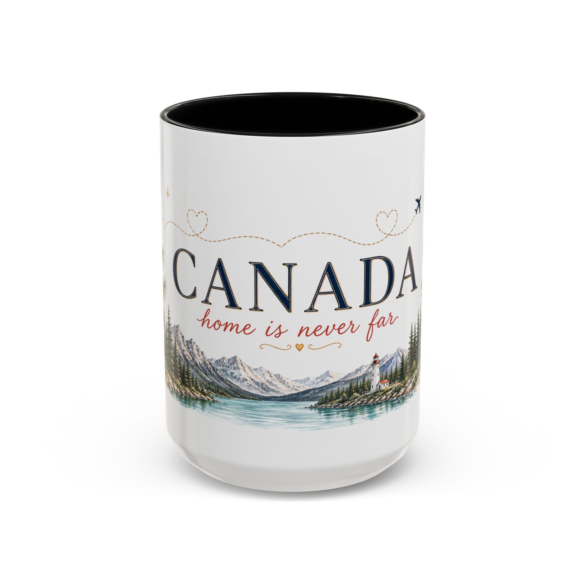 Canada Home Country Mug | Moving Away Gift | Long Distance Friendship | 11 oz 15 oz Accent Mug