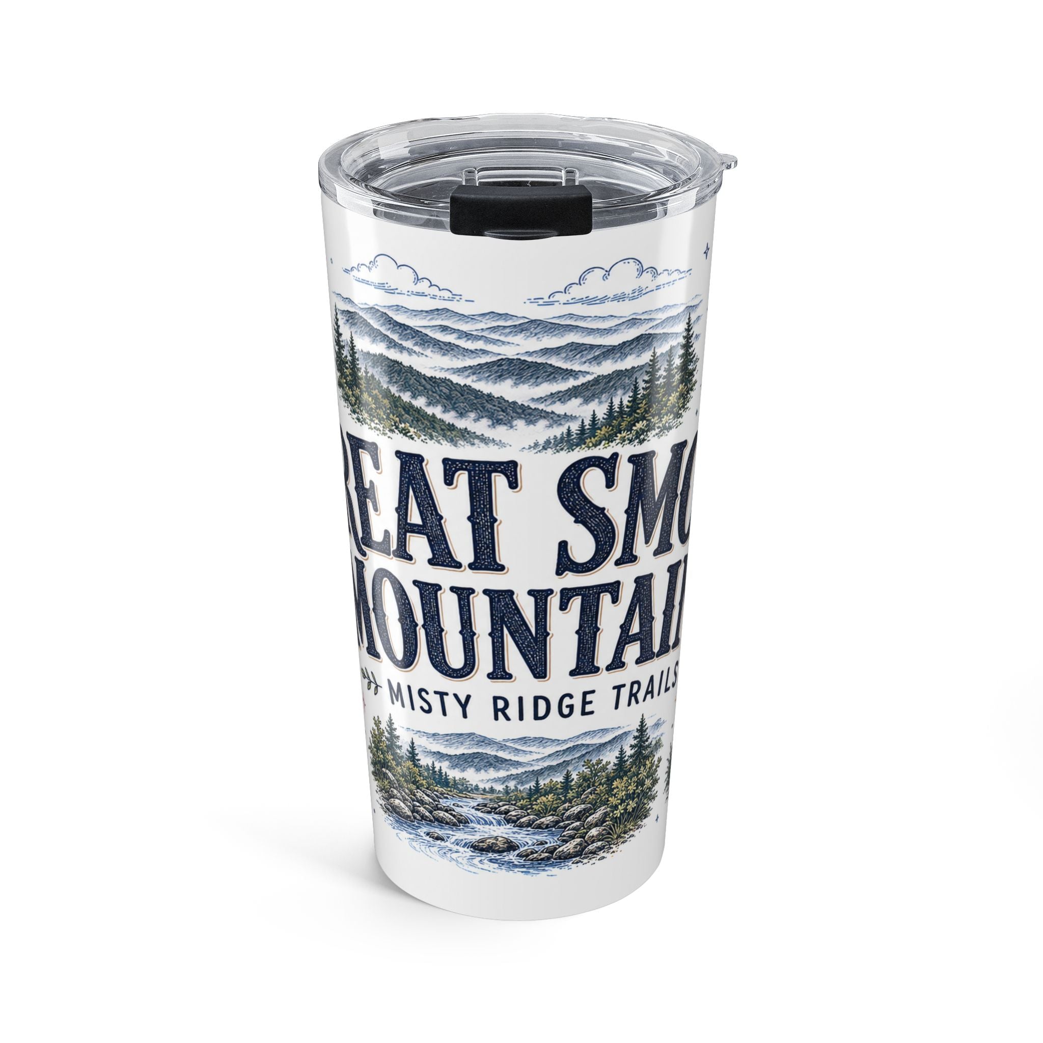 Great Smoky Mountains 20oz Tumbler | National Park Hiking Gift | Insulated Stainless Steel Travel Cup