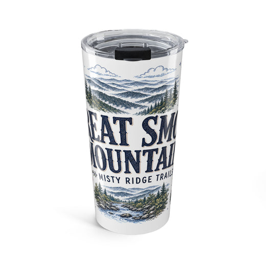 Great Smoky Mountains 20oz Tumbler | National Park Hiking Gift | Insulated Stainless Steel Travel Cup