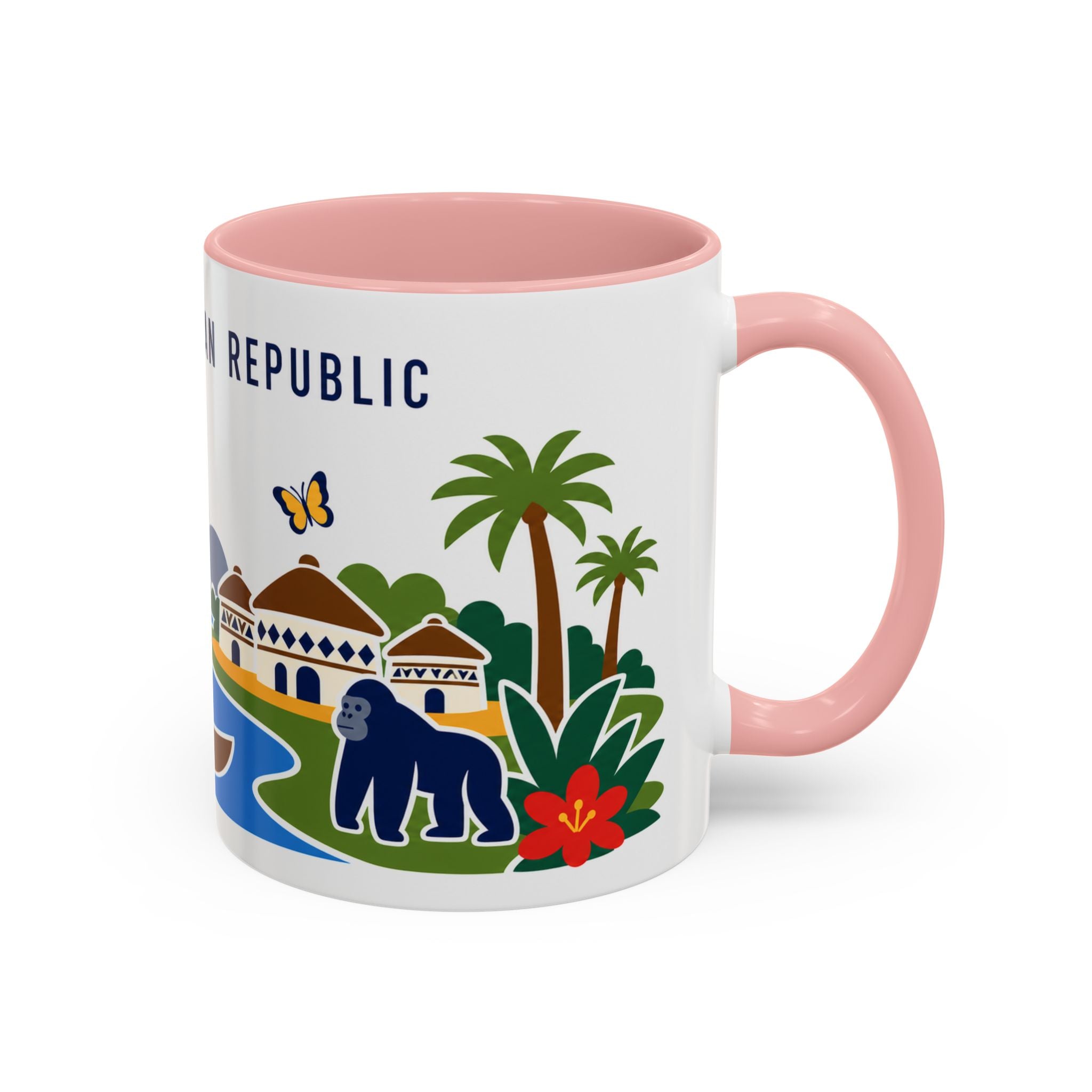 Central African Republic Coffee Mug | Travel Souvenir Accent Mug | Country Gift Ceramic Cup 11oz 15oz