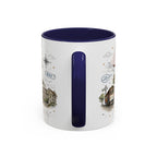 San Francisco Coffee Mug | California Souvenir Travel Gift | Accent Color Ceramic 11oz 15oz