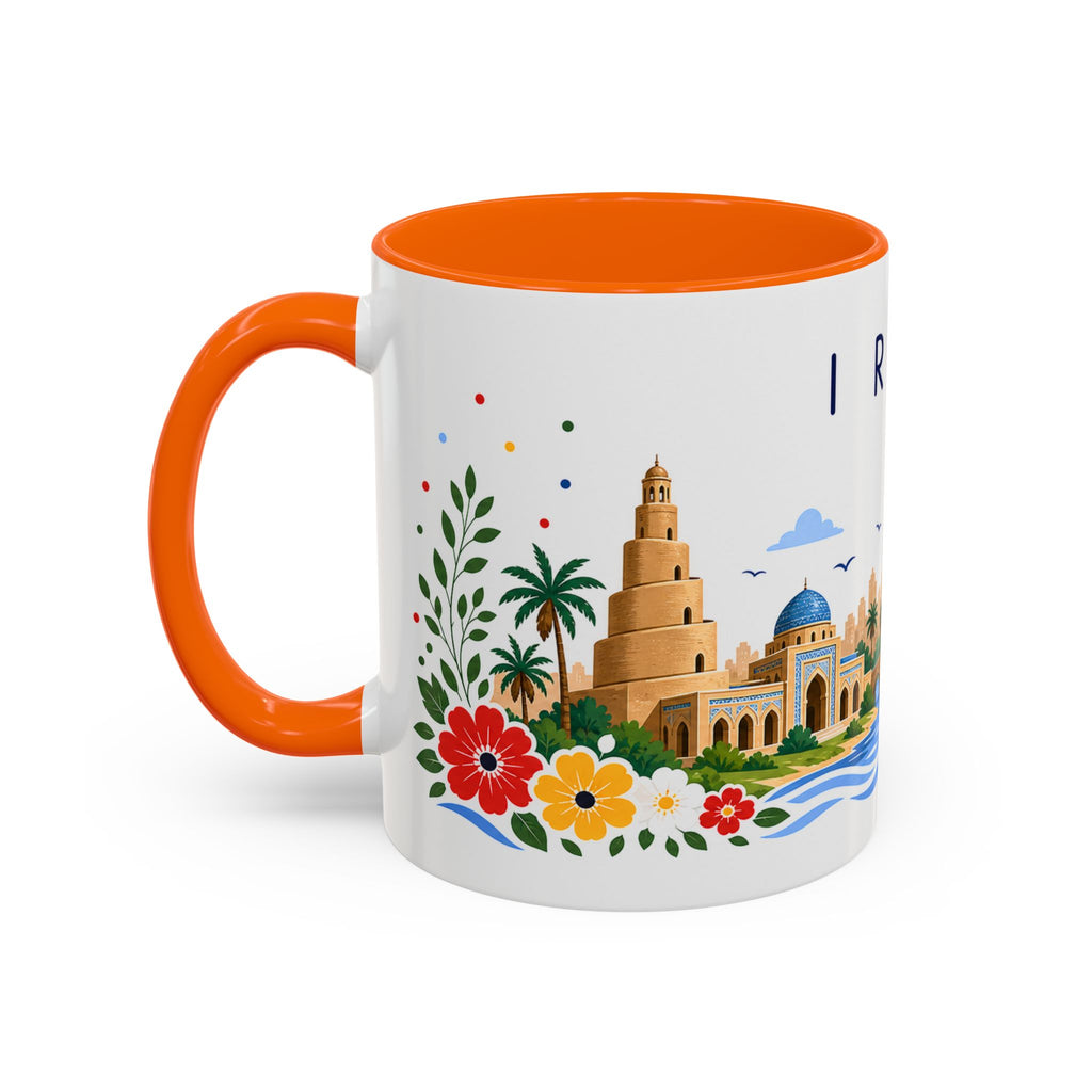 Iraq Coffee Mug | Travel Souvenir Accent Mug | Place Gift Ceramic Cup 11oz 15oz