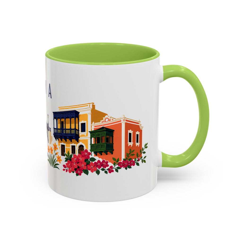 Lima Coffee Mug | Peru Travel Souvenir | Porcelain Decal City Gift | 11oz 15oz Accent Mug