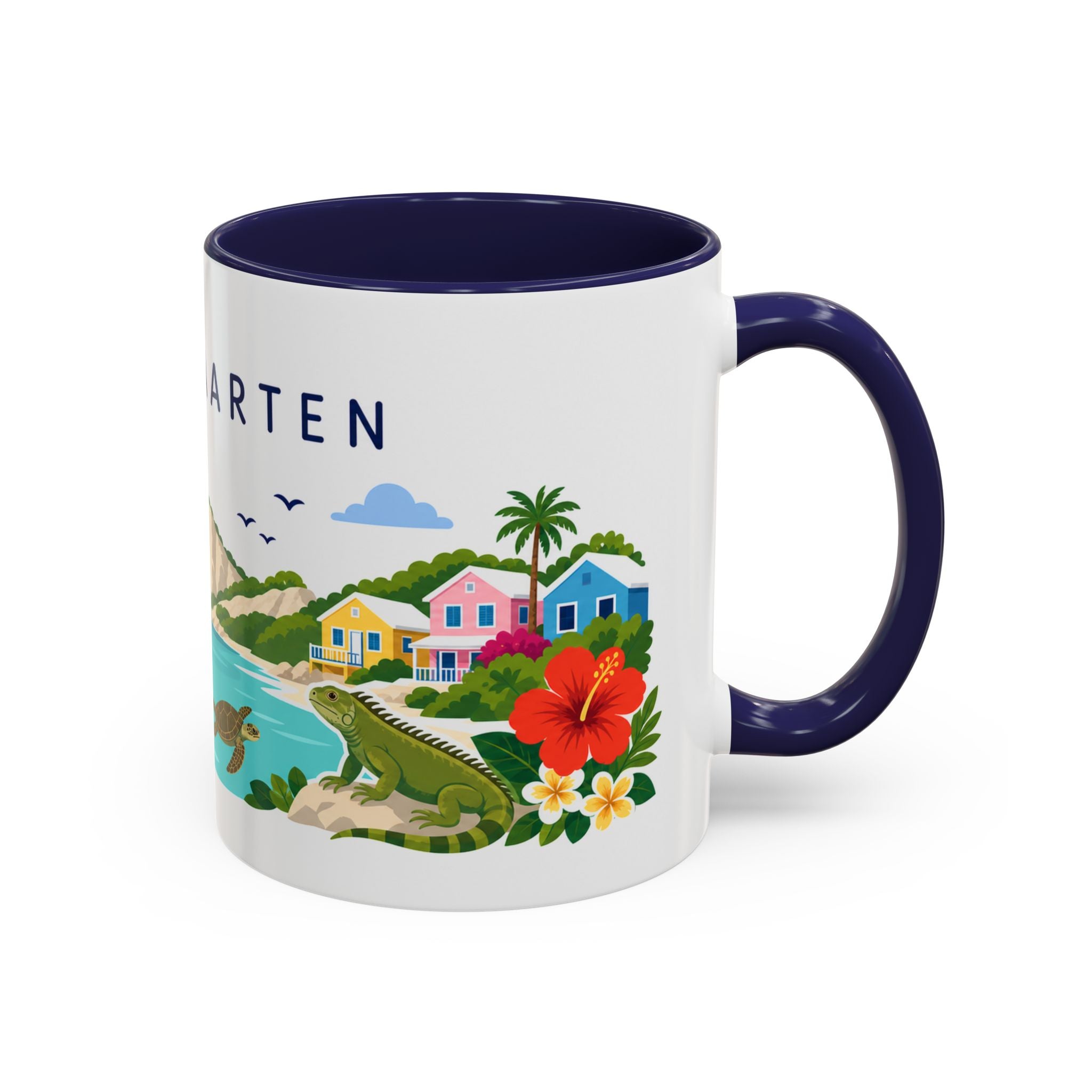 Sint Maarten Coffee Mug | Travel Souvenir Accent Mug | Country Gift Ceramic Cup 11oz 15oz