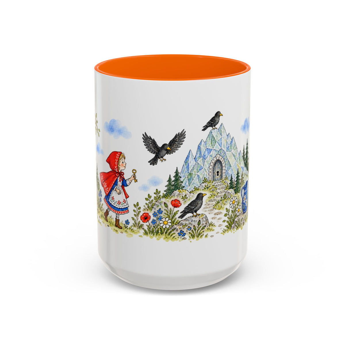 The Seven Ravens Mug | Storybook Fairy Tale Accent Coffee Mug | EveryLegend