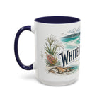 Whitehaven Beach Mug, Australia Travel Souvenir, Bucket List Gift, Accent Ceramic Coffee Mug 11oz 15oz