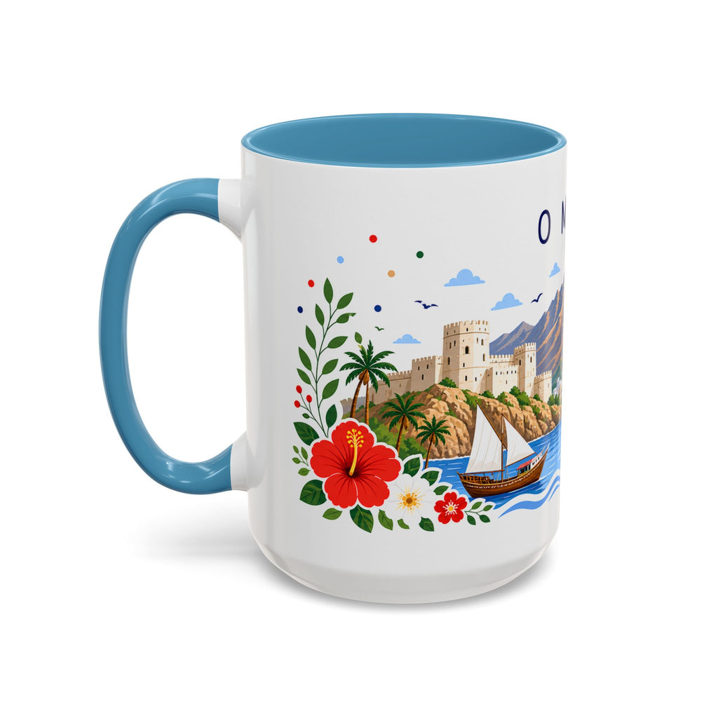 Oman Coffee Mug | Travel Souvenir Accent Mug | Place Gift Ceramic Cup 11oz 15oz