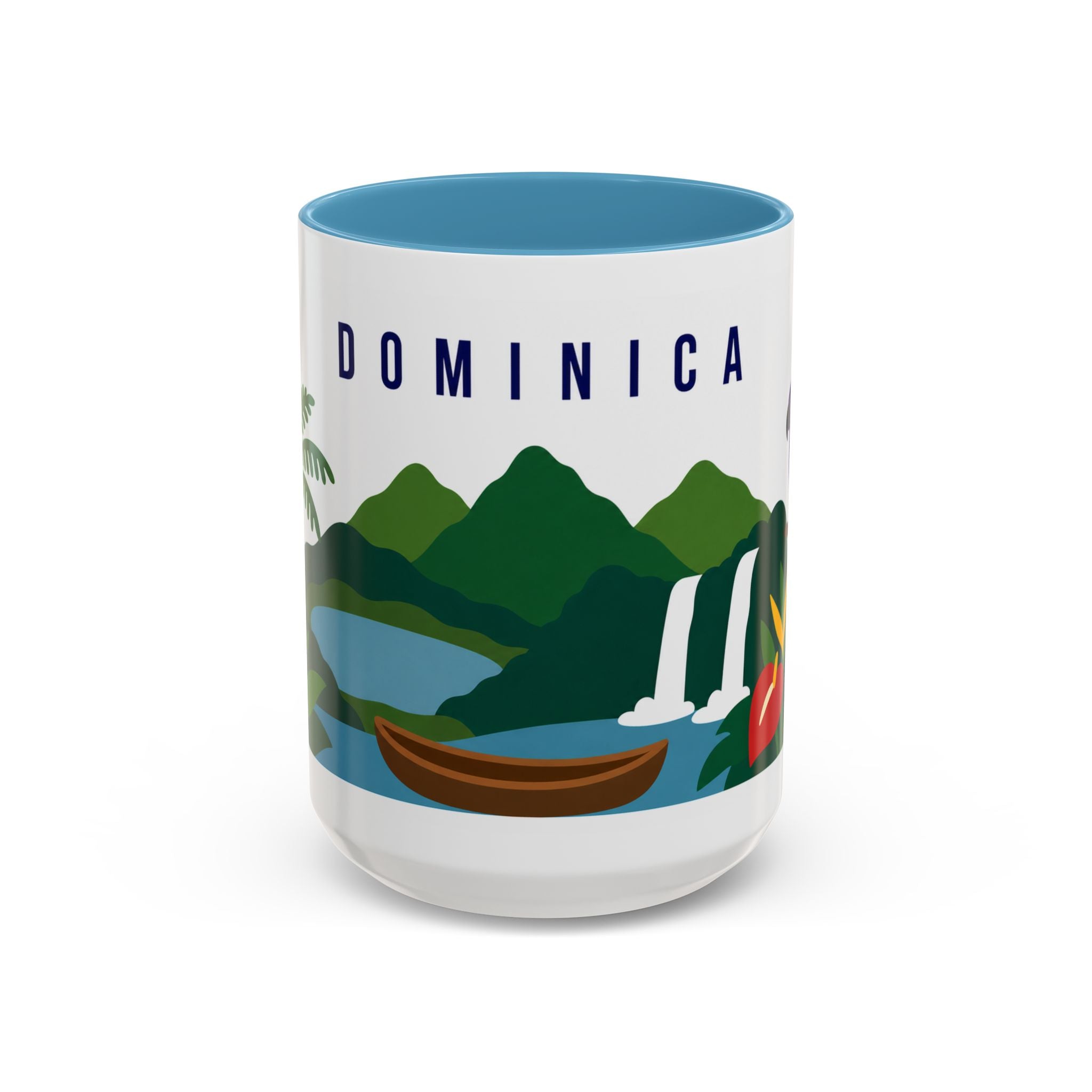 Dominica Coffee Mug | Travel Souvenir Accent Mug | Country Gift Ceramic Cup 11oz 15oz