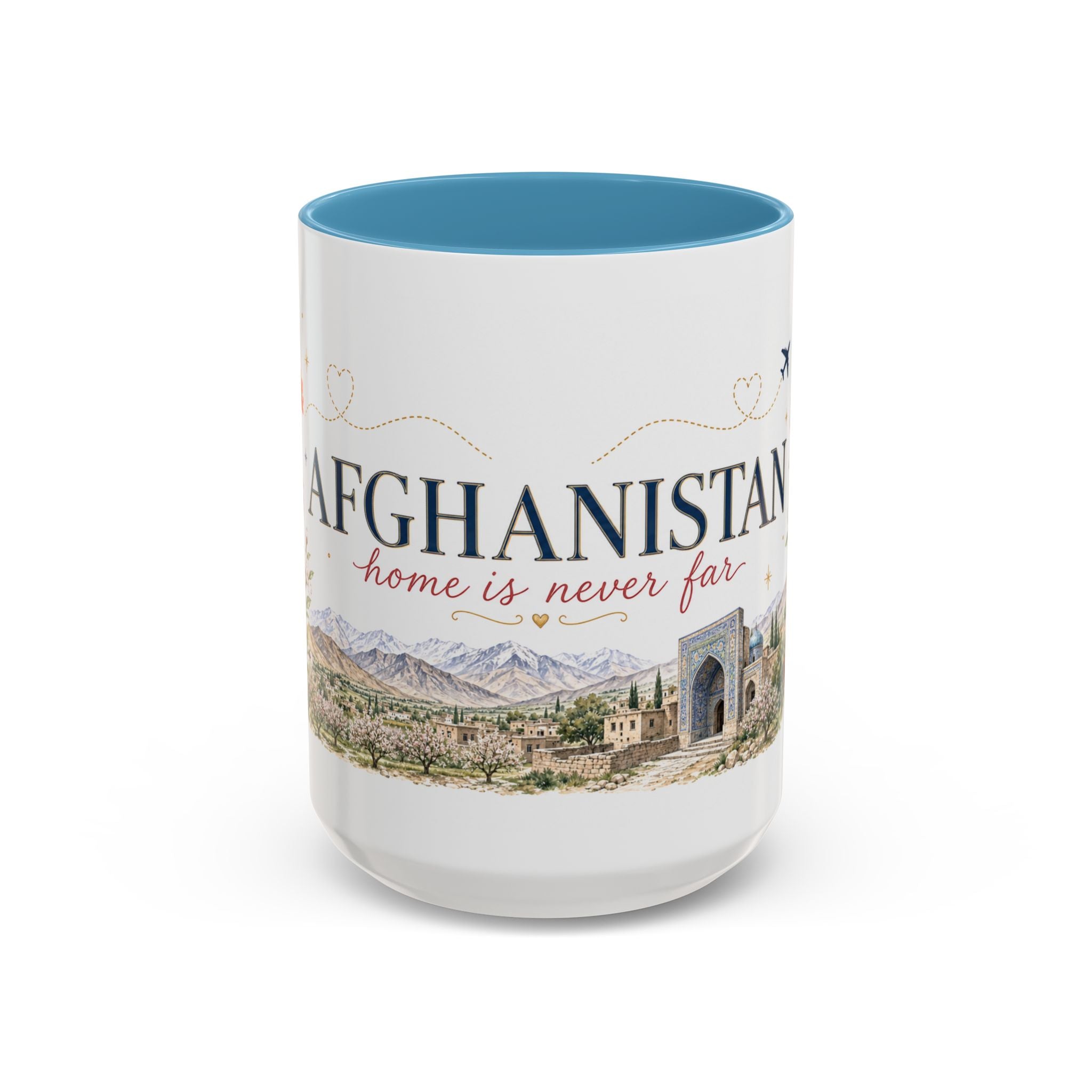Afghanistan Home Country Mug | Moving Away Gift | Long Distance Friendship | 11 oz 15 oz Accent Mug