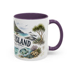Lord Howe Island Mug, Australia Travel Souvenir, Bucket List Gift, Accent Ceramic Coffee Mug 11oz 15oz