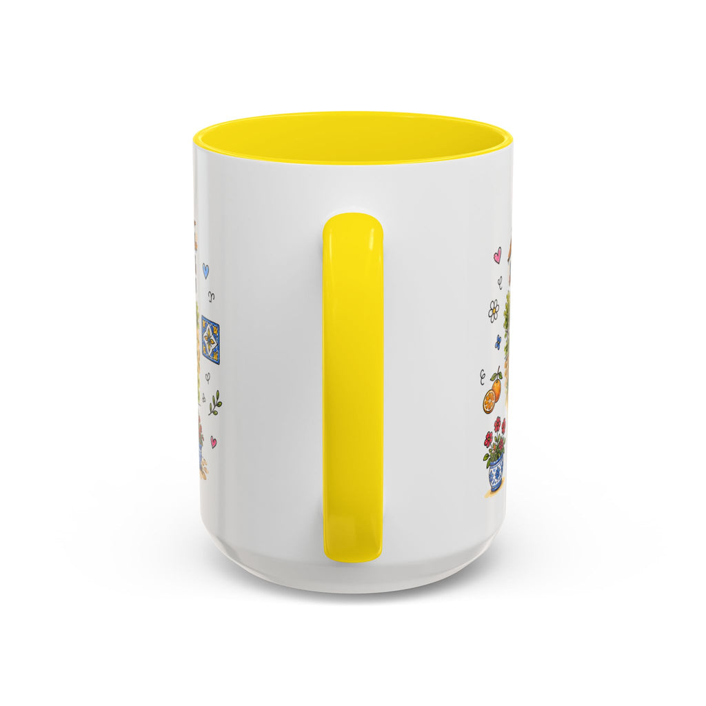 Ronda Illustrated Travel Mug | Spain Souvenir Accent Coffee Mug | 11oz 15oz Ceramic Cup