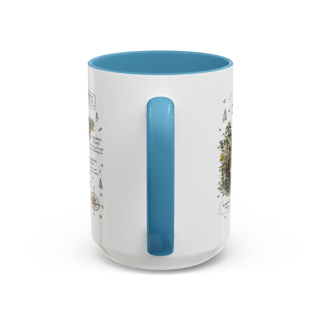 Congaree National Park Coffee Mug | South Carolina Forest Floodplain Gift | Accent Color Ceramic 11oz 15oz