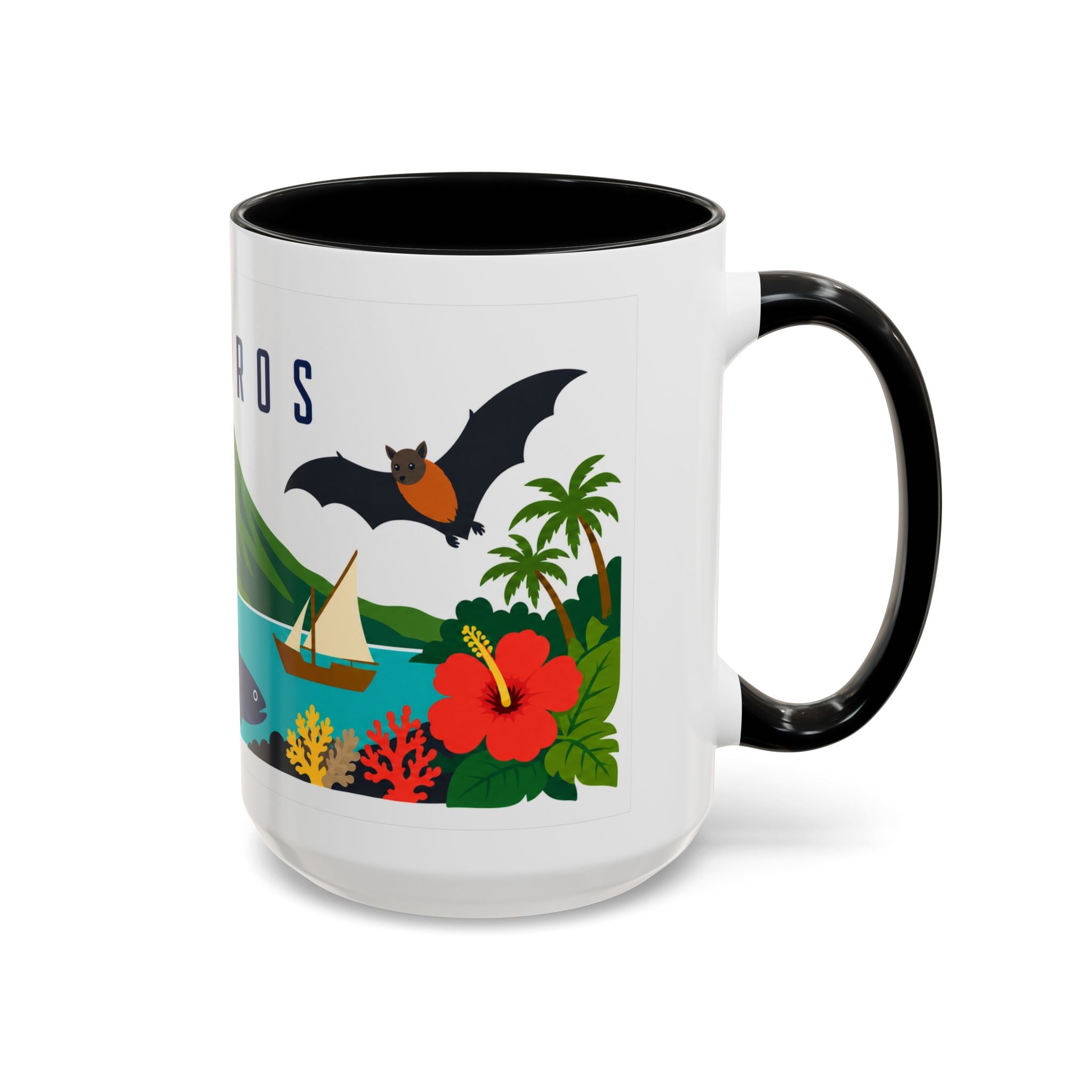 Comoros Coffee Mug | Travel Souvenir Accent Mug | Country Gift Ceramic Cup 11oz 15oz