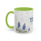 Texas State Map Mug | Bluebonnet Botanical Design, Home Reminder Coffee Cup