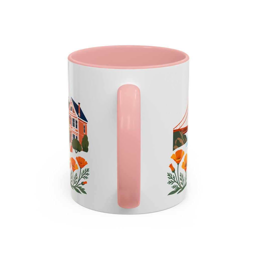 San Francisco Coffee Mug | United States Travel Souvenir | Porcelain Decal City Gift | 11oz 15oz Accent Mug