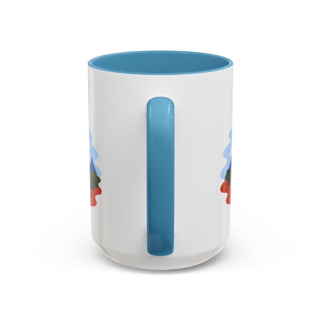 Lofoten Islands Coffee Mug | Travel Destination Souvenir Gift | Accent Color Ceramic 11oz 15oz