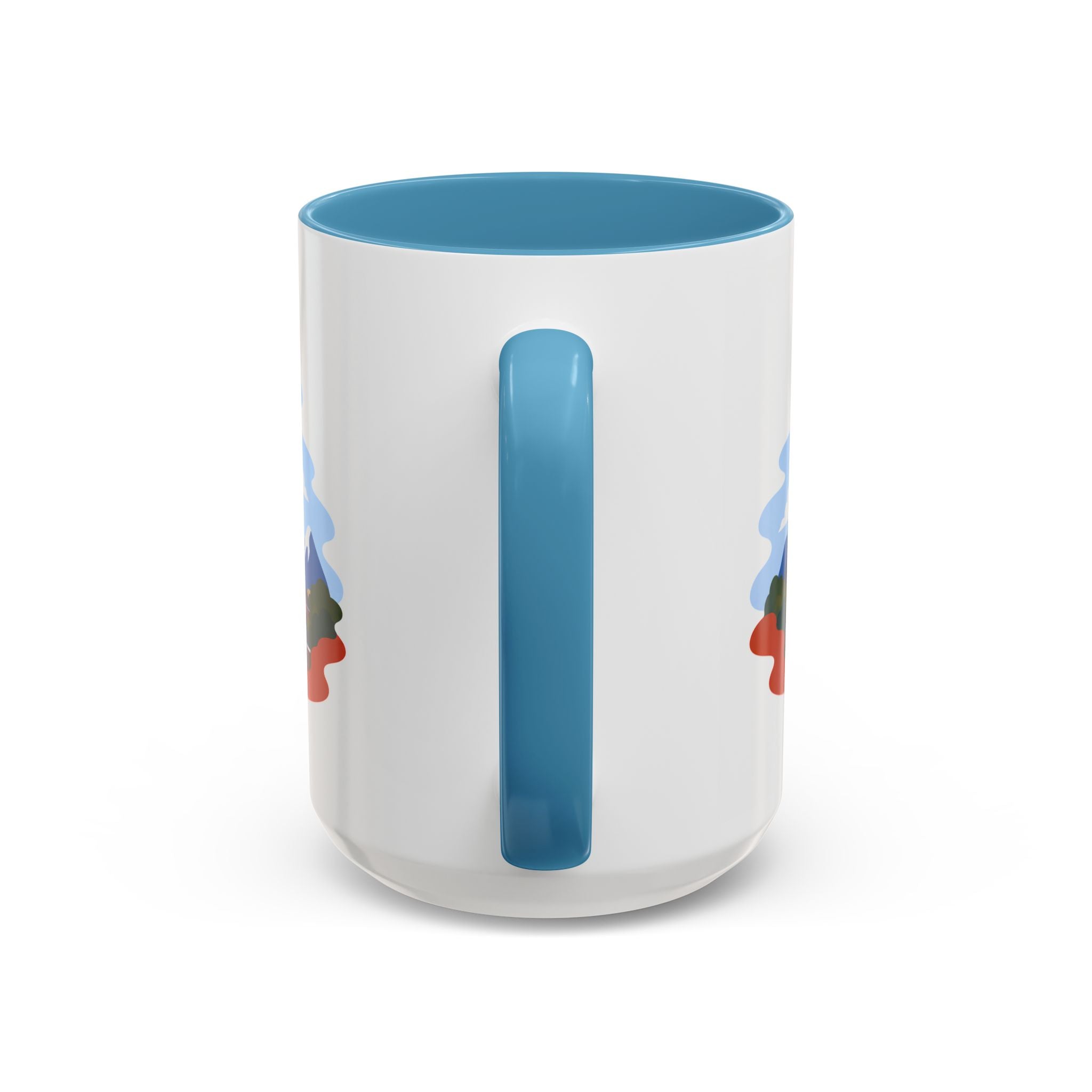 Lofoten Islands Coffee Mug | Travel Destination Souvenir Gift | Accent Color Ceramic 11oz 15oz