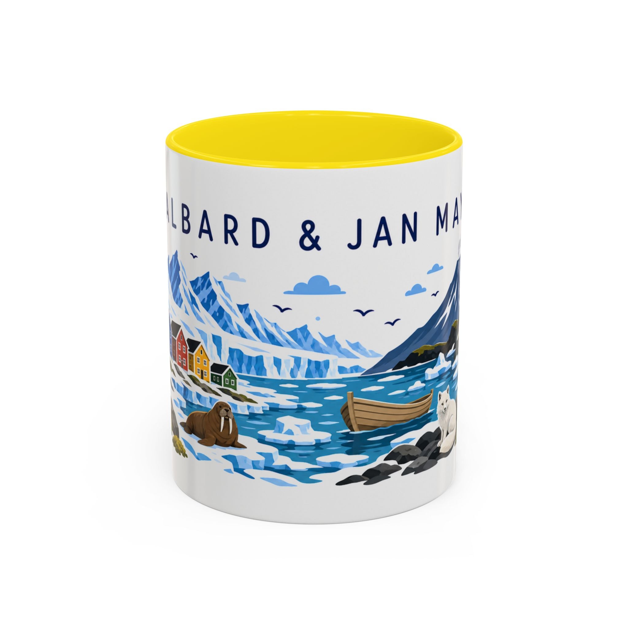 Svalbard & Jan Mayen Coffee Mug | Travel Souvenir Accent Mug | Country Gift Ceramic Cup 11oz 15oz