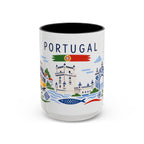 Portugal Coffee Mug | Travel Souvenir Accent Mug | Country Gift Ceramic Cup 11oz 15oz