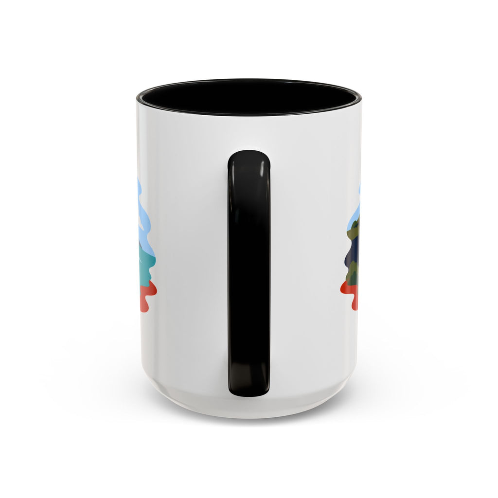 Great Ocean Road Coffee Mug | Travel Destination Souvenir Gift | Accent Color Ceramic 11oz 15oz